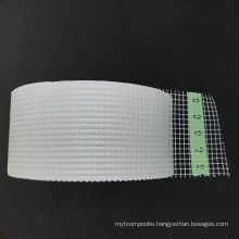 Strong adhesive dry wall joint glass fiber tape